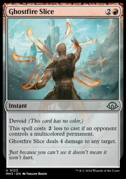 Ghostfire Slice - Modern Horizons 3 (Uncommon) [MH3-123]