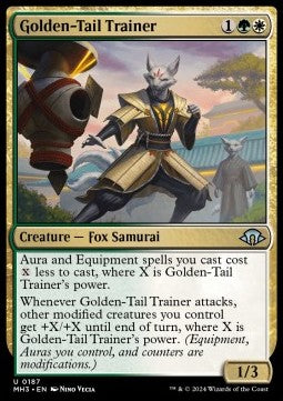 Golden-Tail Trainer - Modern Horizons 3 (Uncommon) [MH3-187]