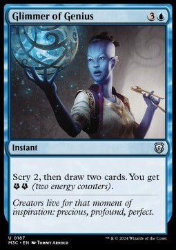 Glimmer of Genius⁣ - Commander: Modern Horizons 3⁣ (Uncommon)⁣ [187]