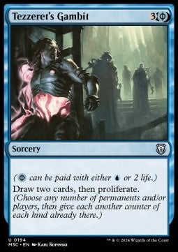 Tezzeret's Gambit⁣ - Commander: Modern Horizons 3⁣ (Uncommon)⁣ [194]