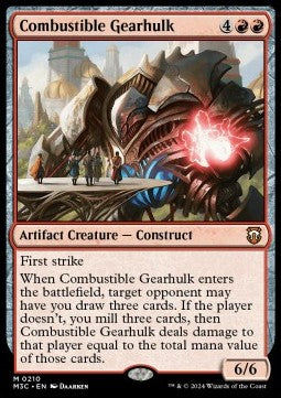 Combustible Gearhulk⁣ - Commander: Modern Horizons 3⁣ (Mythic)⁣ [210]