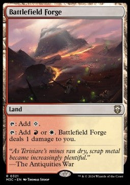 Battlefield Forge⁣ - Commander: Modern Horizons 3⁣ (Rare)⁣ [321]