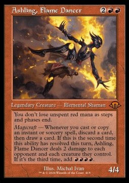 Ashling, Flame Dancer (V.2)⁣ - Modern Horizons 3: Extras⁣ (Mythic)⁣ [415]