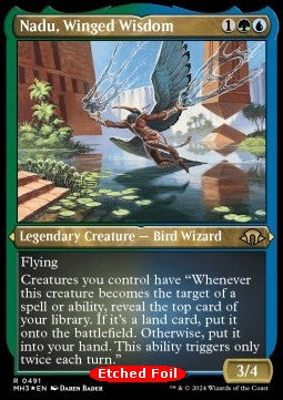 Nadu, Winged Wisdom (V.2)⁣ - Modern Horizons 3: Extras⁣ (Rare)⁣ [491]