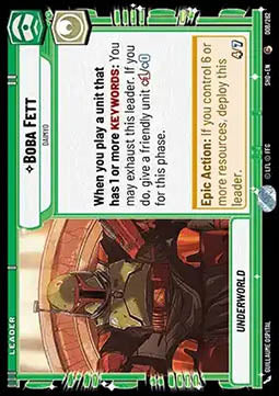 Boba Fett, Daimyo - Shadows of the Galaxy (Common) [SHD-008]