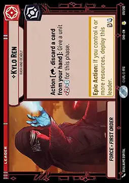 Kylo Ren, Rash and Deadly⁣ - Shadows of the Galaxy⁣ (Rare)⁣ [011]