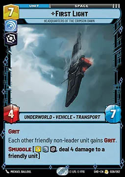 First Light, Headquarters of the Crimson Dawn⁣ - Shadows of the Galaxy⁣ (Rare)⁣ [036]