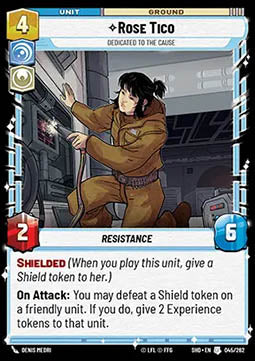 Rose Tico, Dedicated to the Cause⁣ - Shadows of the Galaxy⁣ (Uncommon)⁣ [045]