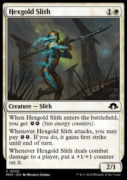 Hexgold Slith - Modern Horizons 3 (Common) [MH3-30]