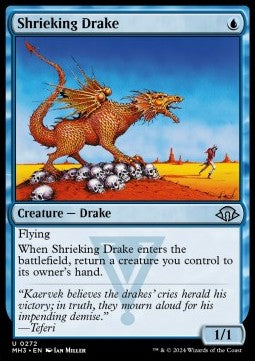 Shrieking Drake - Modern Horizons 3 (Uncommon) [MH3-272]