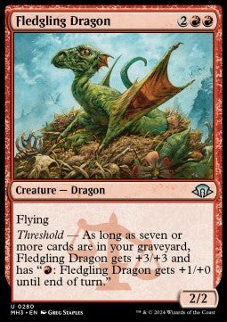 Fledgling Dragon - Modern Horizons 3 (Uncommon) [MH3-280]