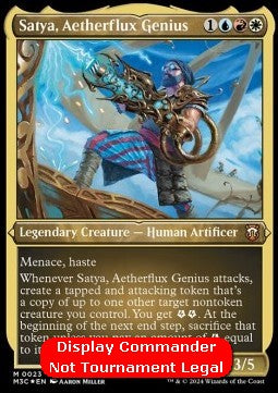 Satya, Aetherflux Genius (V.2)⁣ - Commander: Modern Horizons 3: Extras⁣ (Mythic)⁣ [23]