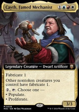 Cayth, Famed Mechanist (V.3)⁣ - Commander: Modern Horizons 3: Extras⁣ (Mythic)⁣ [26]