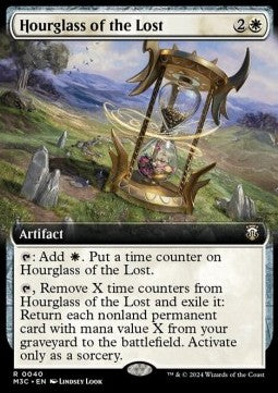 Hourglass of the Lost (V.1)⁣ - Commander: Modern Horizons 3: Extras⁣ (Rare)⁣ [40]