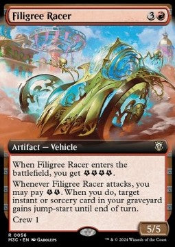 Filigree Racer (V.1)⁣ - Commander: Modern Horizons 3: Extras⁣ (Rare)⁣ [56]