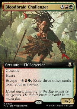 Bloodbraid Challenger (V.1)⁣ - Commander: Modern Horizons 3: Extras⁣ (Rare)⁣ [70]
