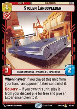 Stolen Landspeeder⁣ - Shadows of the Galaxy⁣ (Rare)⁣ [161]