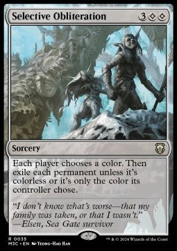 Selective Obliteration⁣ - Commander: Modern Horizons 3⁣ (Rare)⁣ [35]