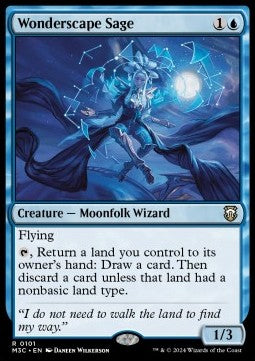 Wonderscape Sage⁣ - Commander: Modern Horizons 3⁣ (Rare)⁣ [101]