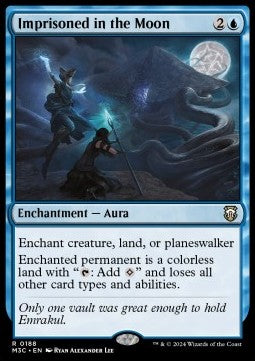 Imprisoned in the Moon⁣ - Commander: Modern Horizons 3⁣ (Rare)⁣ [188]