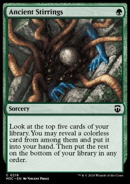 Ancient Stirrings⁣ - Commander: Modern Horizons 3⁣ (Common)⁣ [219]