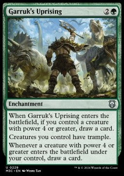 Garruk's Uprising⁣ - Commander: Modern Horizons 3⁣ (Uncommon)⁣ [229]