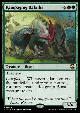 Rampaging Baloths⁣ - Commander: Modern Horizons 3⁣ (Mythic)⁣ [239]