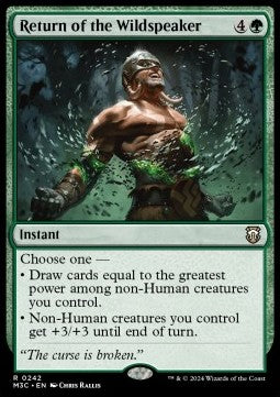 Return of the Wildspeaker⁣ - Commander: Modern Horizons 3⁣ (Rare)⁣ [242]