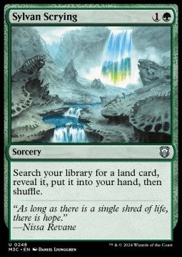Sylvan Scrying⁣ - Commander: Modern Horizons 3⁣ (Uncommon)⁣ [248]