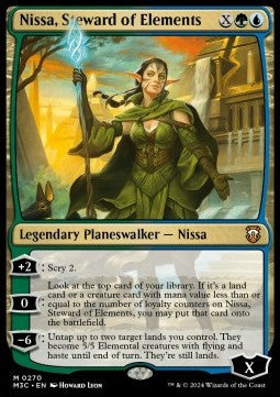 Nissa, Steward of Elements⁣ - Commander: Modern Horizons 3⁣ (Mythic)⁣ [270]