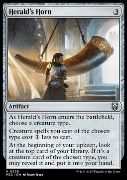 Herald's Horn⁣ - Commander: Modern Horizons 3⁣ (Uncommon)⁣ [296]