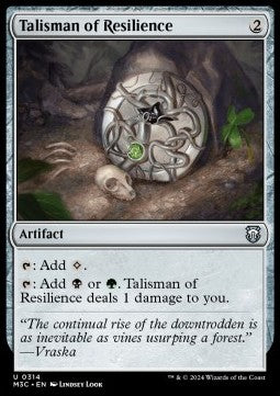 Talisman of Resilience⁣ - Commander: Modern Horizons 3⁣ (Uncommon)⁣ [314]