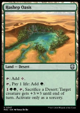 Hashep Oasis - Commander: Modern Horizons 3 (Uncommon) [M3C-347]