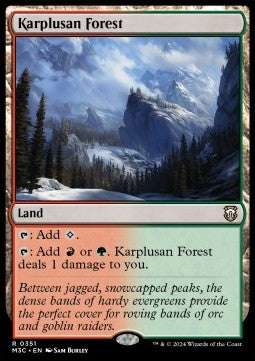 Karplusan Forest⁣ - Commander: Modern Horizons 3⁣ (Rare)⁣ [351]