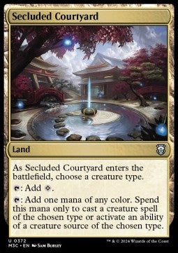Secluded Courtyard⁣ - Commander: Modern Horizons 3⁣ (Uncommon)⁣ [372]