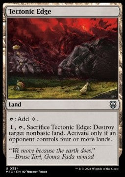 Tectonic Edge⁣ - Commander: Modern Horizons 3⁣ (Uncommon)⁣ [384]
