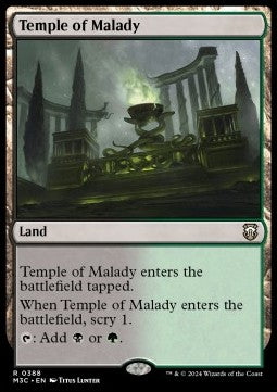 Temple of Malady - Commander: Modern Horizons 3 (Rare) [M3C-388]