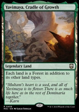 Yavimaya, Cradle of Growth - Commander: Modern Horizons 3 (Rare) [M3C-409]