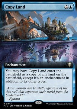 Copy Land (V.1)⁣ - Commander: Modern Horizons 3: Extras⁣ (Rare)⁣ [47]