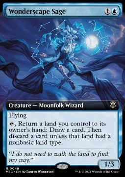 Wonderscape Sage (V.1)⁣ - Commander: Modern Horizons 3: Extras⁣ (Rare)⁣ [49]