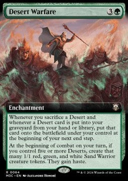 Desert Warfare (V.1)⁣ - Commander: Modern Horizons 3: Extras⁣ (Rare)⁣ [64]