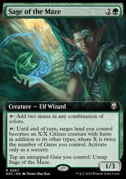 Sage of the Maze (V.1)⁣ - Commander: Modern Horizons 3: Extras⁣ (Rare)⁣ [67]