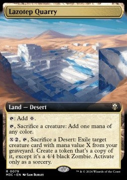 Lazotep Quarry (V.1)⁣ - Commander: Modern Horizons 3: Extras⁣ (Rare)⁣ [79]