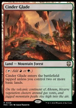 Cinder Glade⁣ - Commander: Modern Horizons 3⁣ (Rare)⁣ [329]