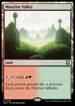 Mossfire Valley - Commander: Modern Horizons 3 (Rare) [M3C-357]