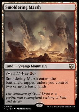 Smoldering Marsh - Commander: Modern Horizons 3 (Rare) [M3C-379]