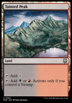 Tainted Peak - Commander: Modern Horizons 3 (Uncommon) [M3C-382]