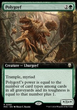 Polygoyf (V.1)⁣ - Commander: Modern Horizons 3: Extras⁣ (Rare)⁣ [65]