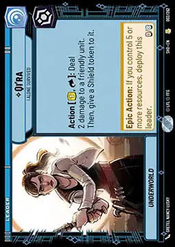 Qi’ra, I Alone Survived⁣ - Shadows of the Galaxy⁣ (Rare)⁣ [002]