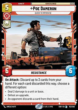 Poe Dameron, Quick to Improvise⁣ - Shadows of the Galaxy⁣ (Legendary)⁣ [153]